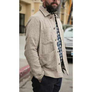 *Flawed Rogue Territory RGT Tweed Lightweight Shacket Men's Medium H12145